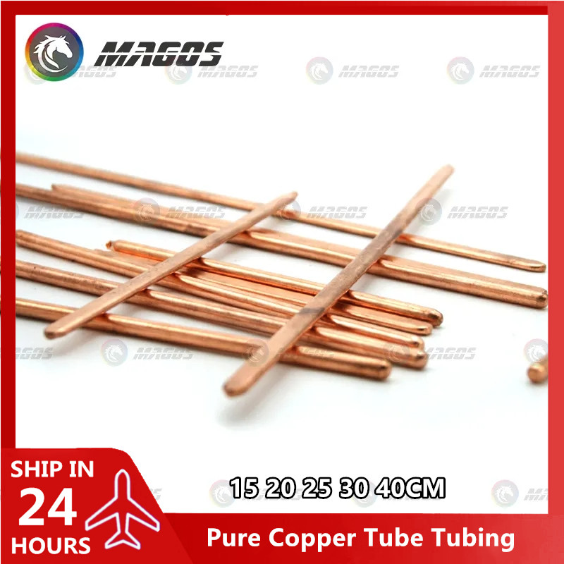 Laptop Heatpipe Pure Copper Tube Tubing For Computer Notebook GPU Cooling CPU Air Cooler Heat Pipe Flat or Round 150mm-400mm. 
