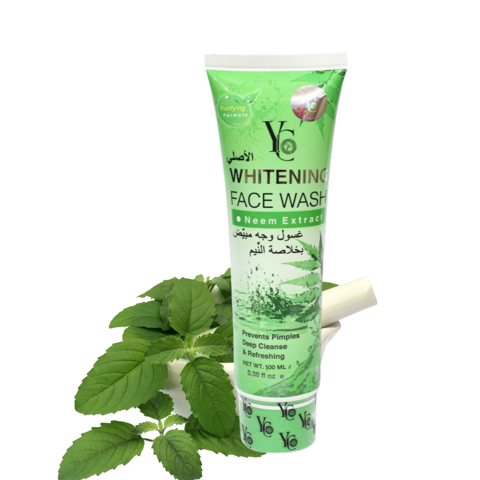 YC Whitening Face Wash Neem Extract 50ml & 100ml (1Pc). 