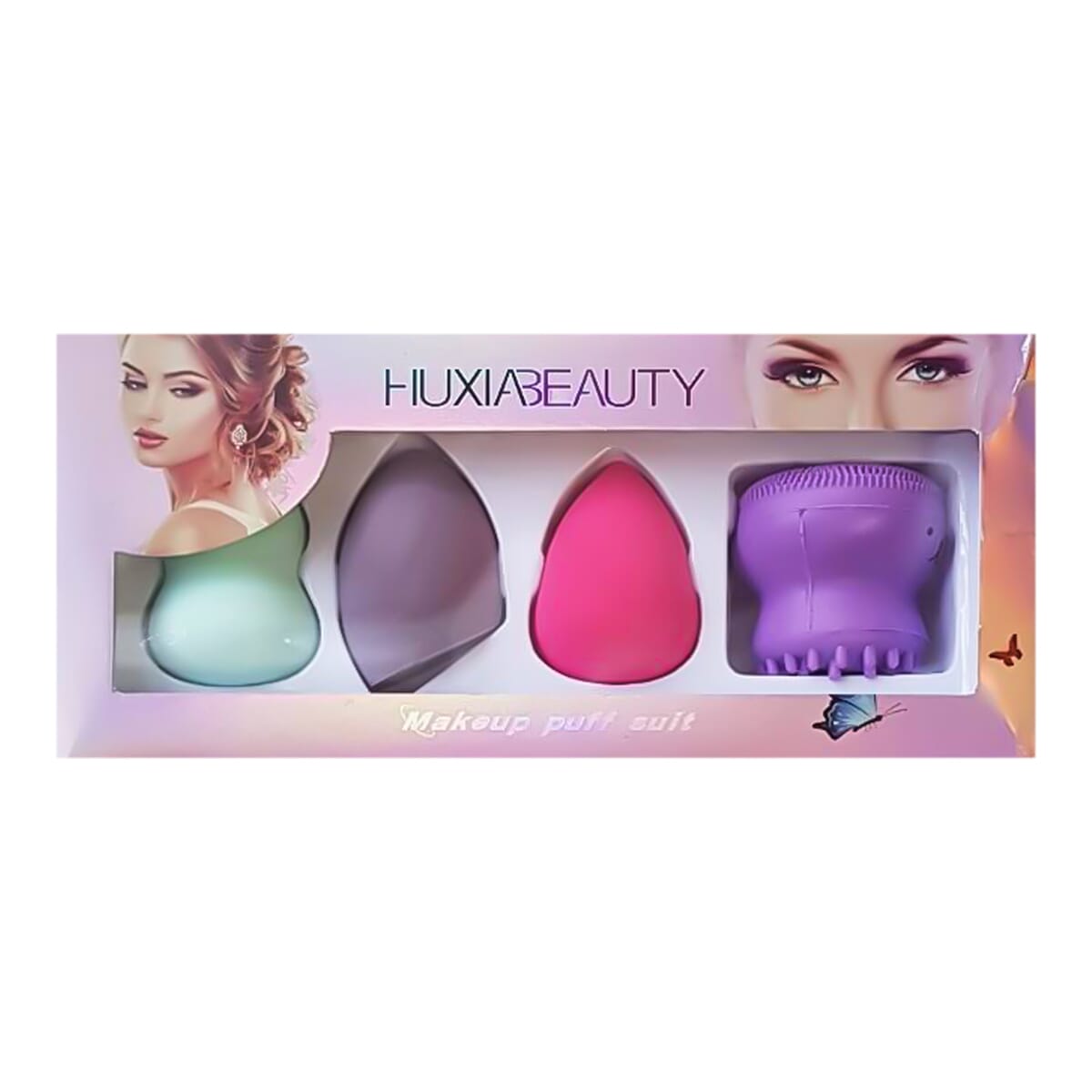 HuxiaBeauty Makeup Puff 4 pcs Set