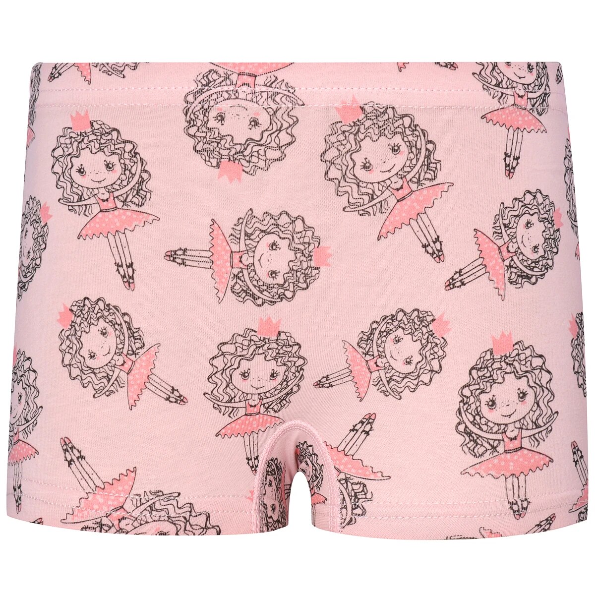 Girls 3 Pack Mermaid White Swan Boxer Cotton Underwear. 