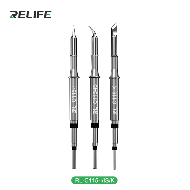 RELIFE C210 T245 C245 Soldering Tip C210 C115 Soldering Iron Tip for GVM T210 / T115 Professional Soldering Station Welding Tool. 
