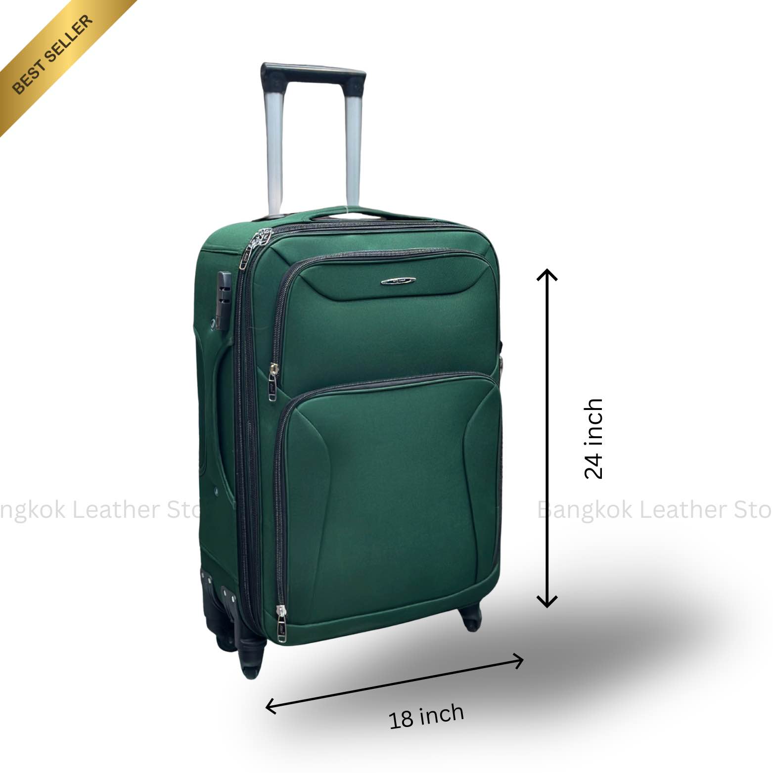 Premium 24 Inch Trolley Luggage Bag | 4 Wheel Spinner Travel Suitcase | Lightweight Large Check-in Trolley |