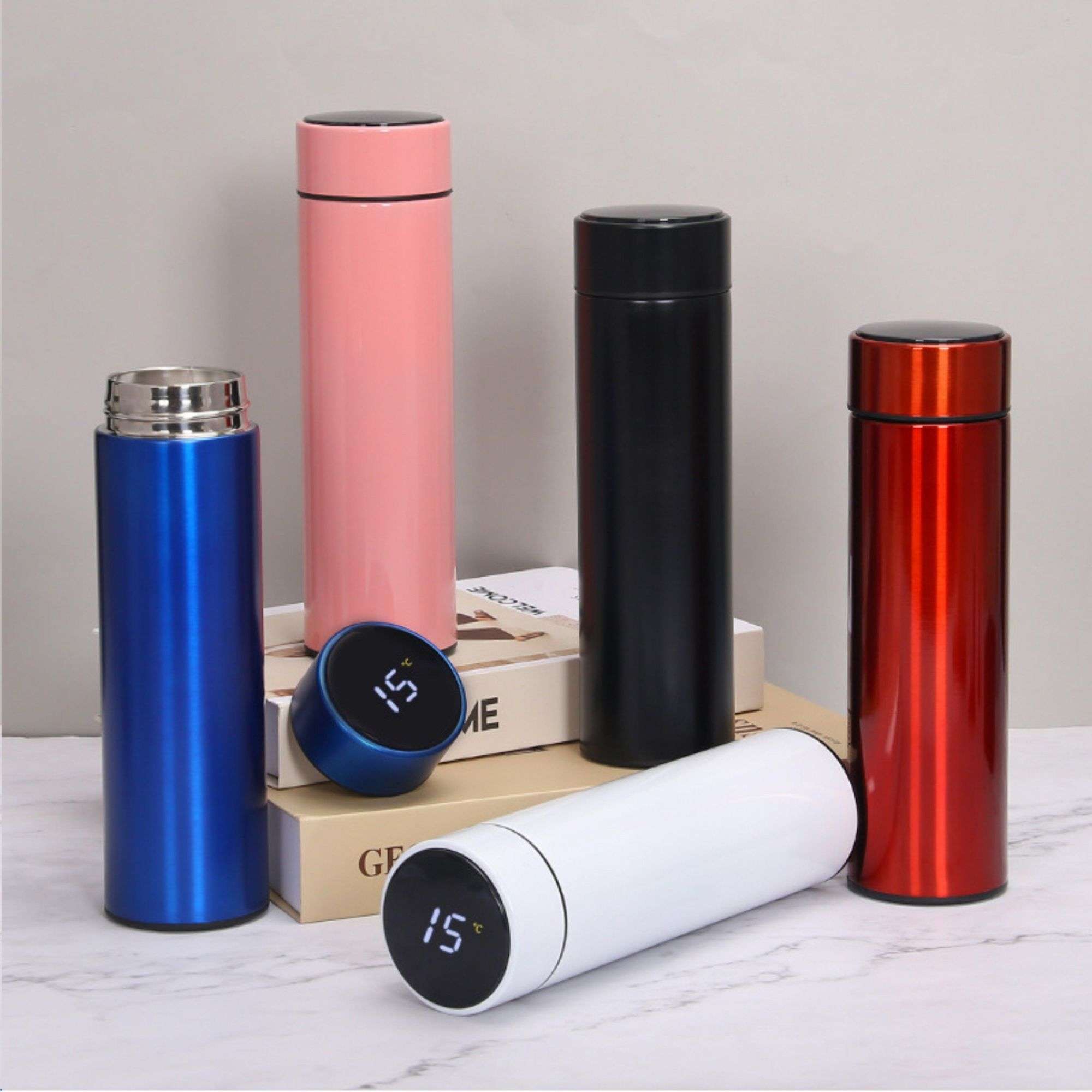 Thermos THERMOcafe Combo Pack 1.0L Slim Vacuum Flask
