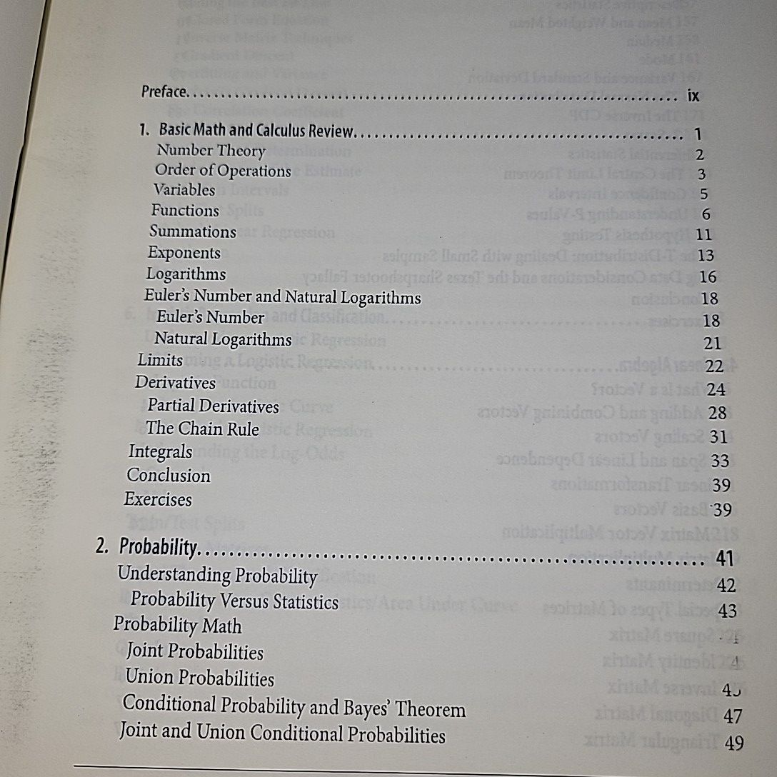 Essential Math For Data Science By Thomas Nield. 
