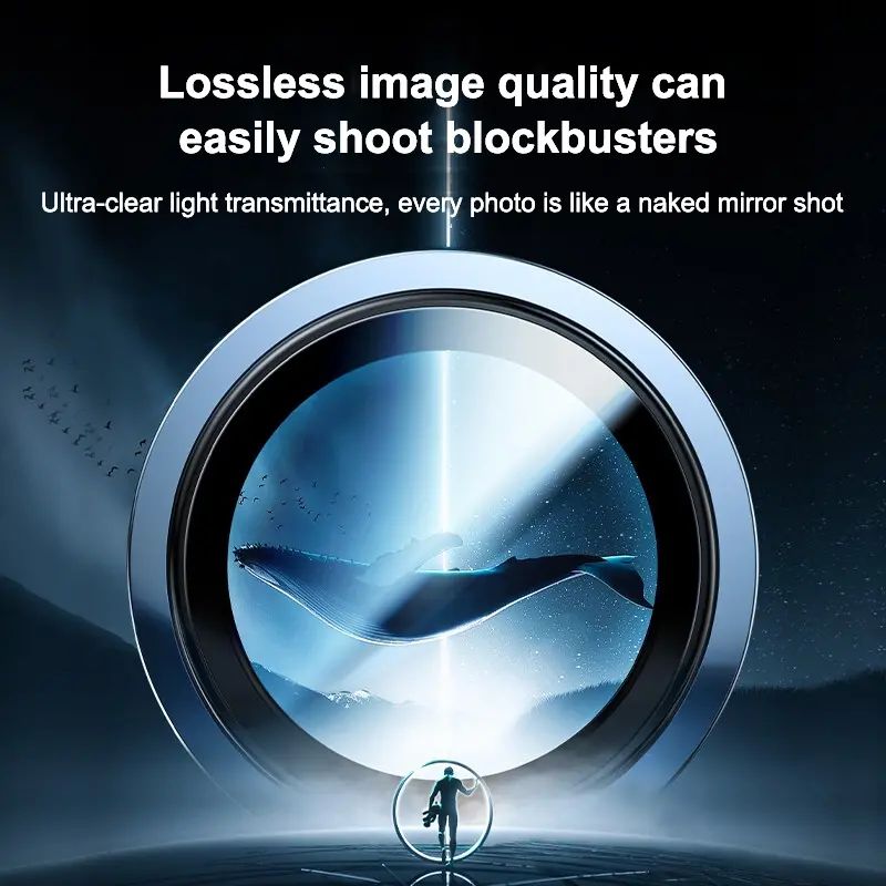 For Xiaomi Redmi Note 12 4G  Blue WSKEN Metal Anti Scratch Camera Lens Screen Protector. 