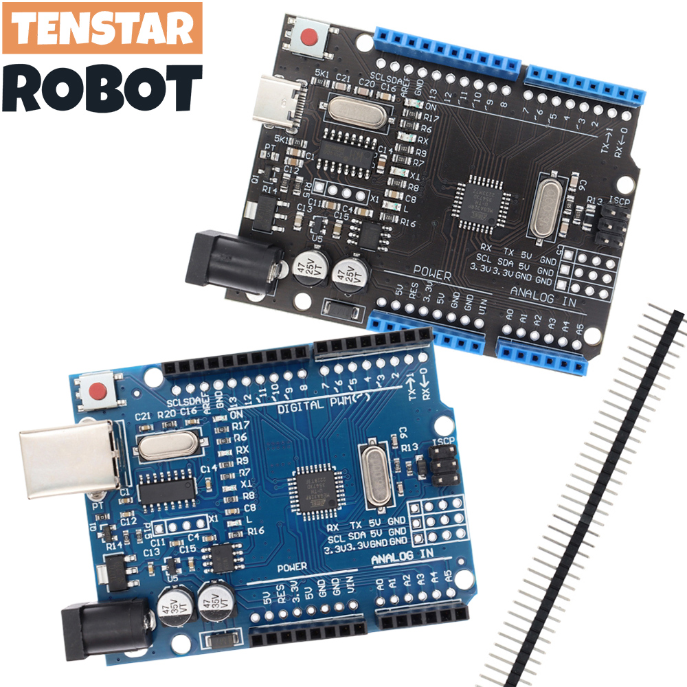 Development Board MEGA328P For Arduino UNO R3 SMD Original CH340 Chip 16Mhz Type-C USB. 