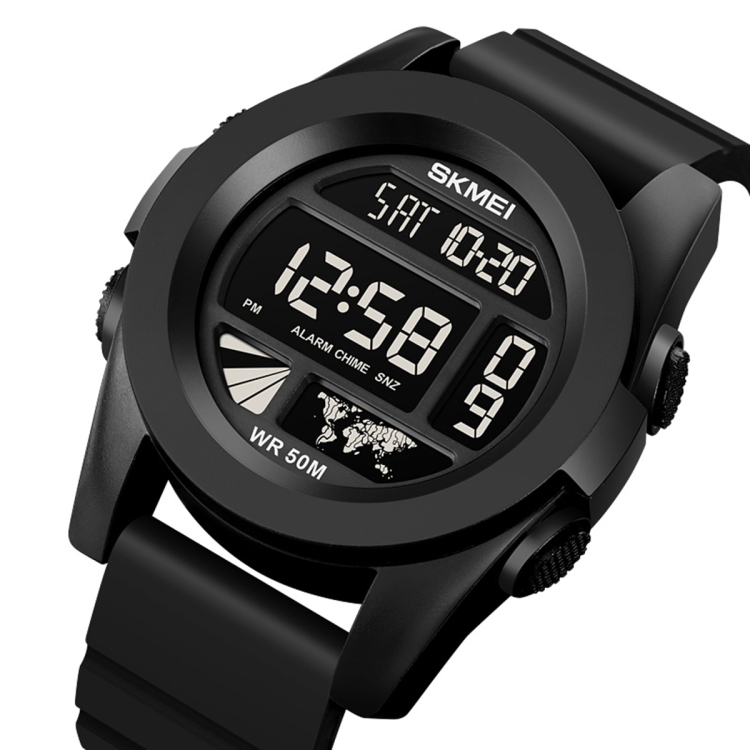 Men Fashion Stopwatch Luminous Waterproof Digital Sports Men's Watch ...