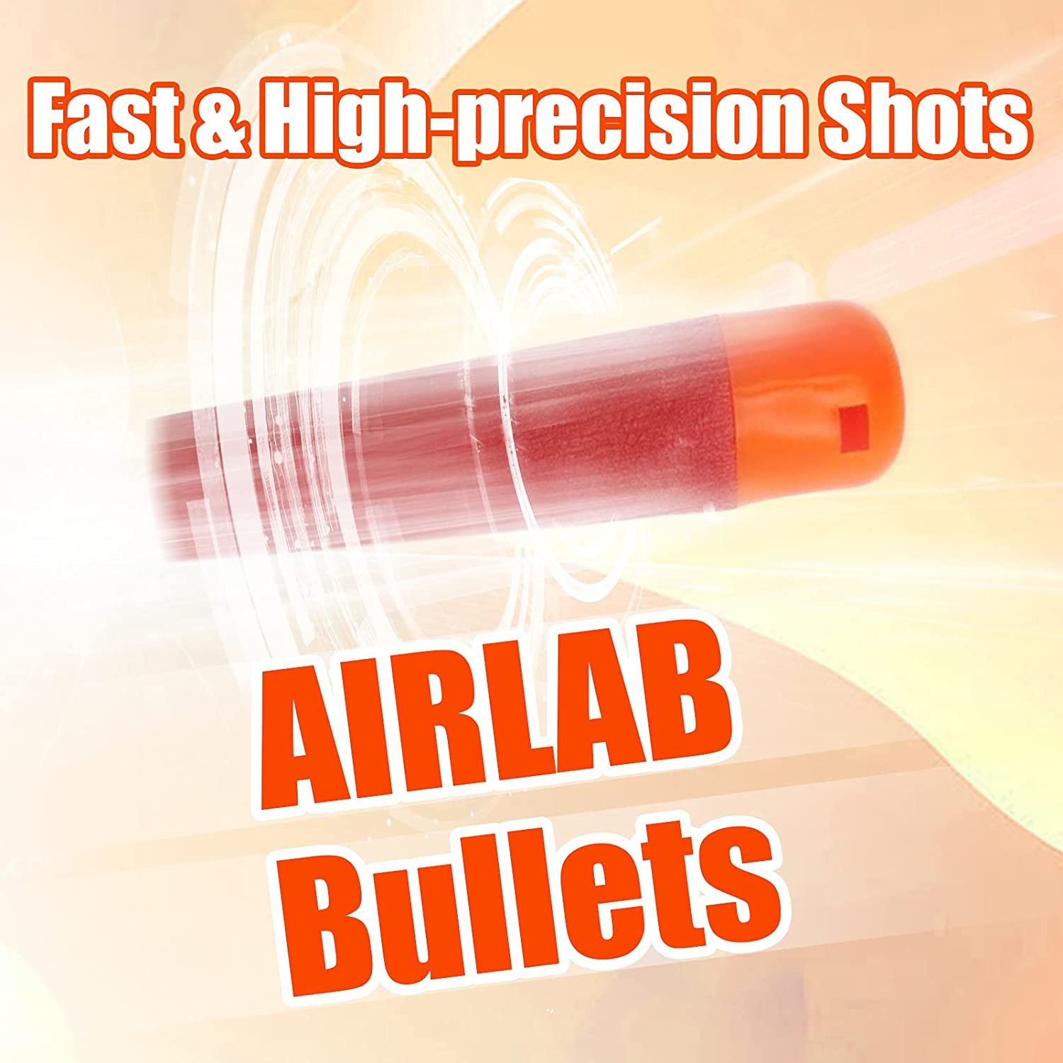 30Pcs Mega for Nerf 9.5cm Red Sniper Rifle Darts Bullets Mega Foam Refill Darts Big Hole Head Bullets for N-Strike Mega Series. 