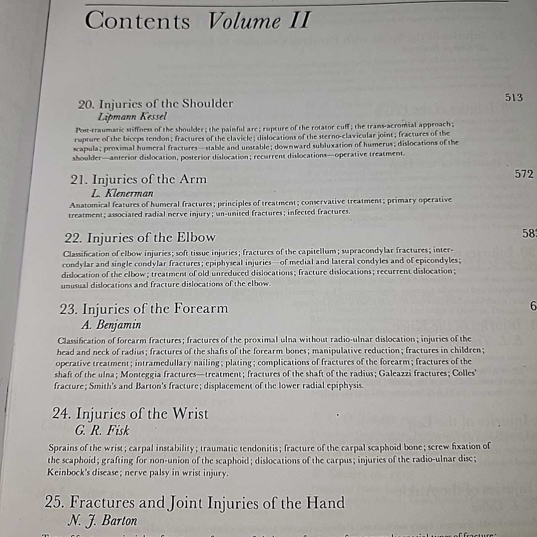 Watson-Jones Fractures And Joint Injuries By J.N. Wilson (Vol:02). 