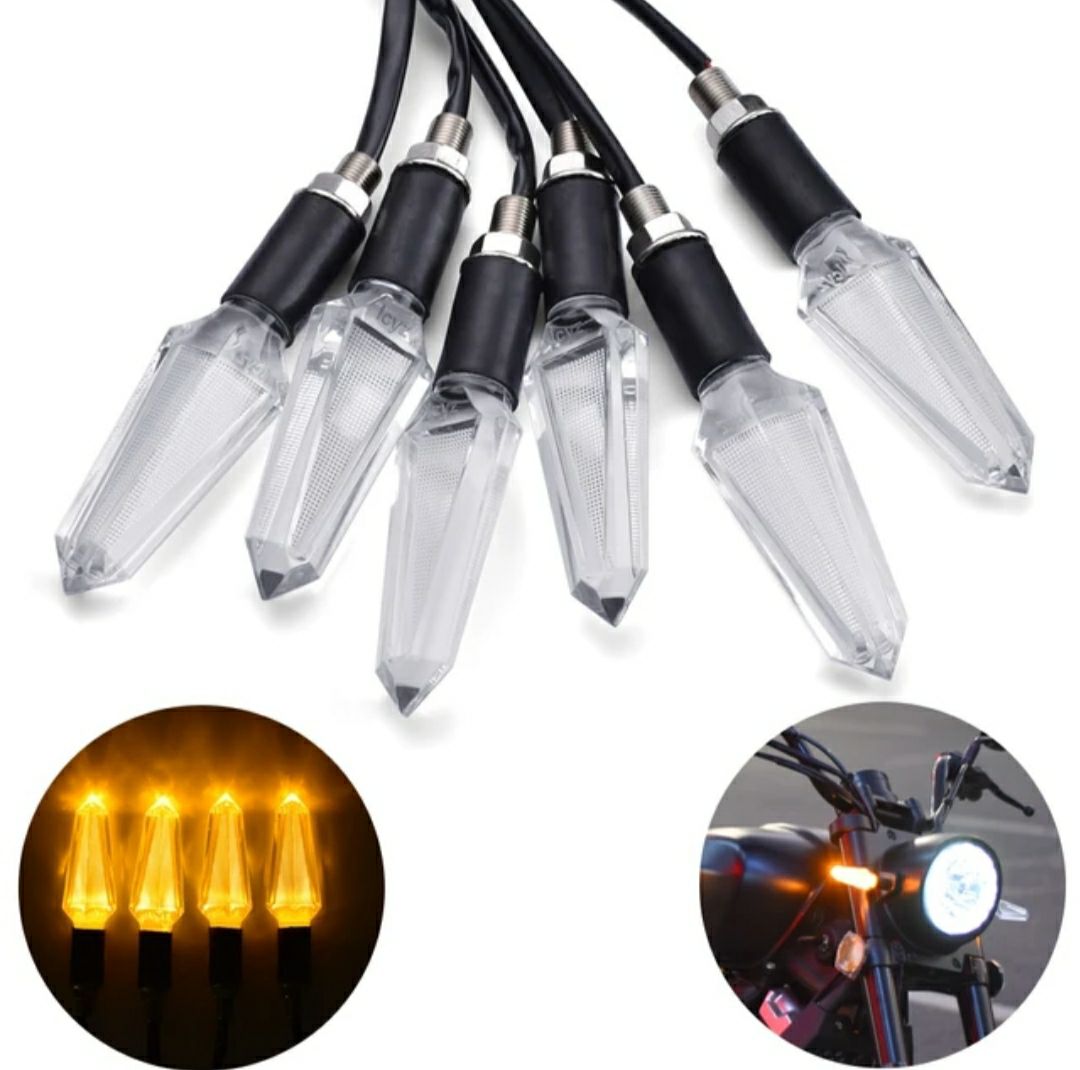 LED Motorcycle Turn Signal Lights Indicator Lamp Accessories Bright For YAMAHA FZ8 FZ6 XSR700 XSR900 XSR 900 XV950 XV 250 950. 