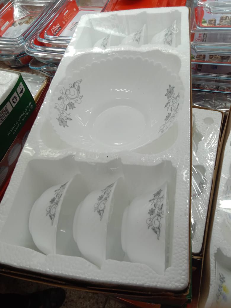 7-Piece Ceramics Soup Set - Firni Set- Enjoy Your Soups And Desserts In Style With This Elegant Ceramics Set