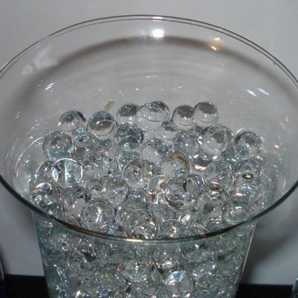 100 Pieces Crystal or Water Color Magic Balls or Jelly Ball (Water or Transparent Color). 
