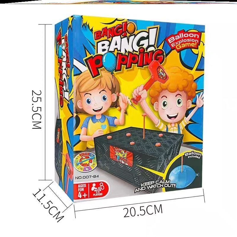 Table-top puzzle toy balloon fun game pegging balloon exciting adventure game parent-child interaction. 