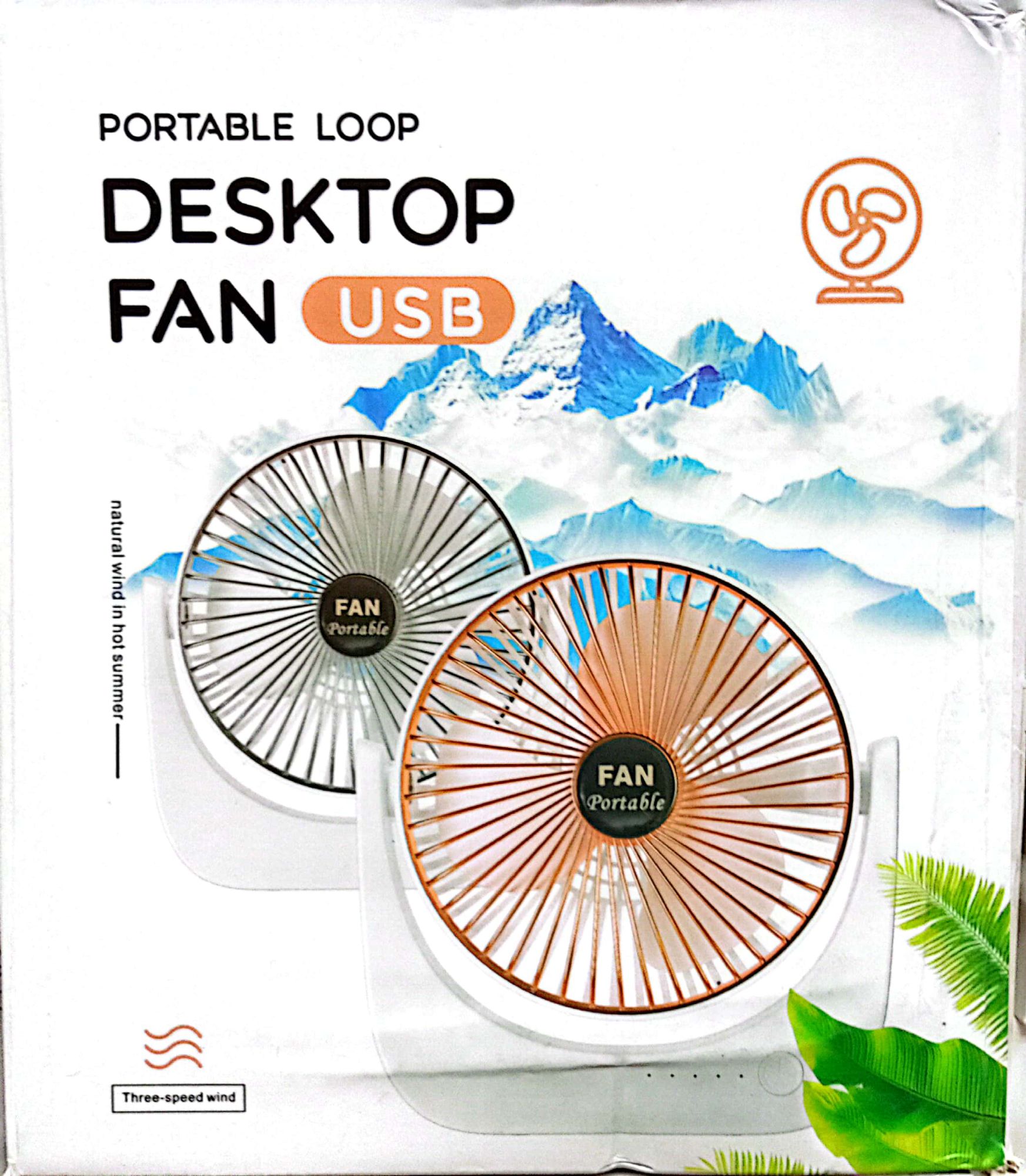 UsB portable loop Desktop fan A1. 