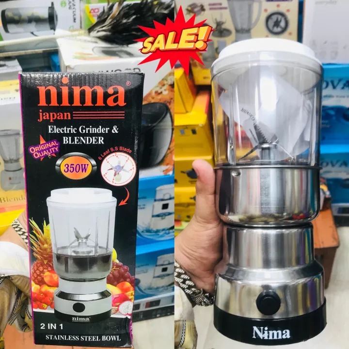 Electric 2 in 1 Nima Blendar  350w-juice coffee and spice grinder. 