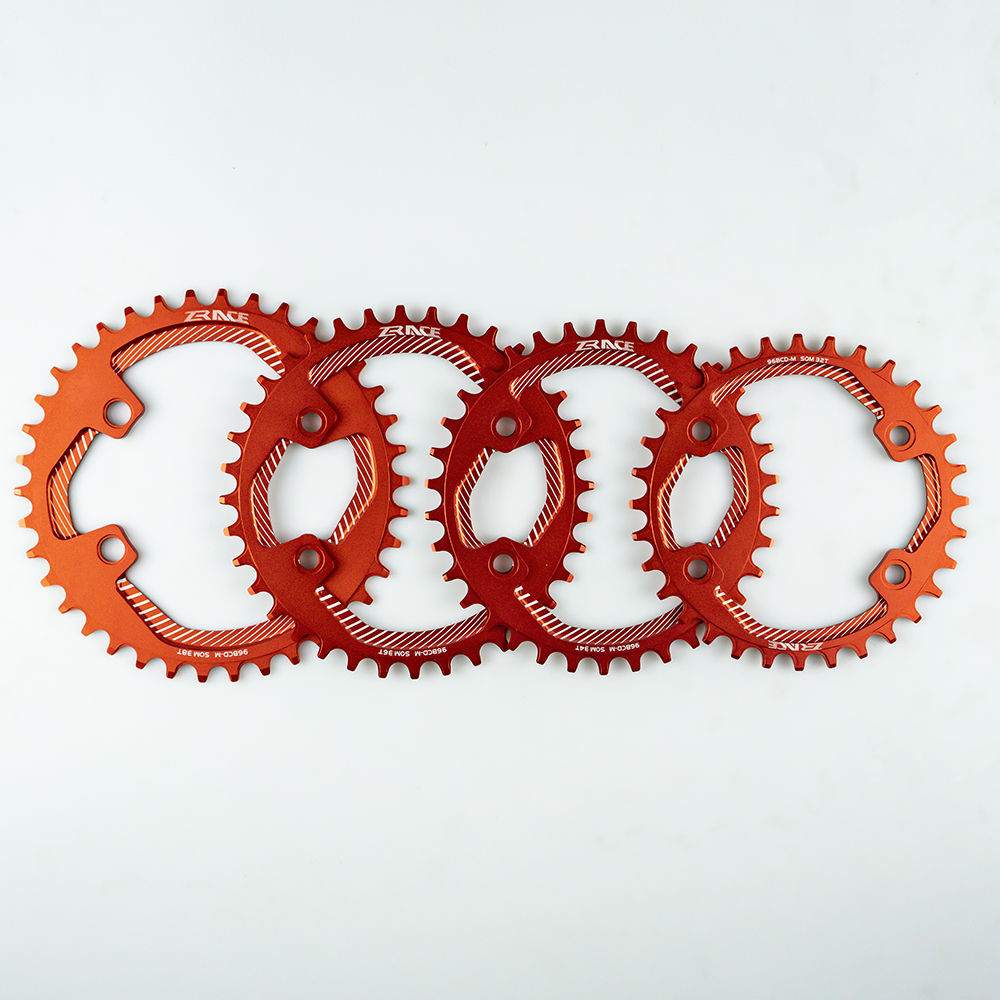 ZRACE BCD96-M Chainrings MTB Round Chainring Chainwheel Asymmetrical Narrow Wide Teeth 32T/34T/36T/38T for M8000 M7000 M6000. 