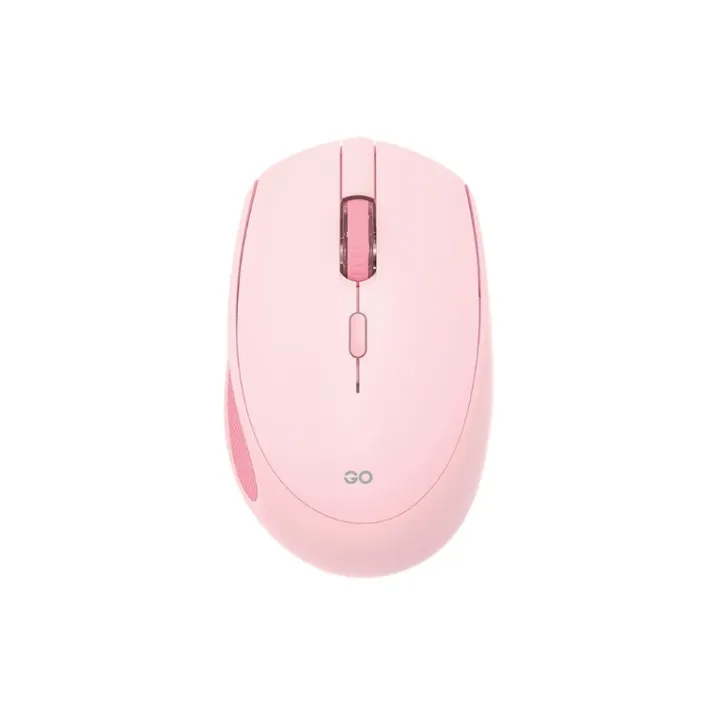 Fantech Go W193 Silent Click Dual Mode Wireless Mouse – Pink Color. 