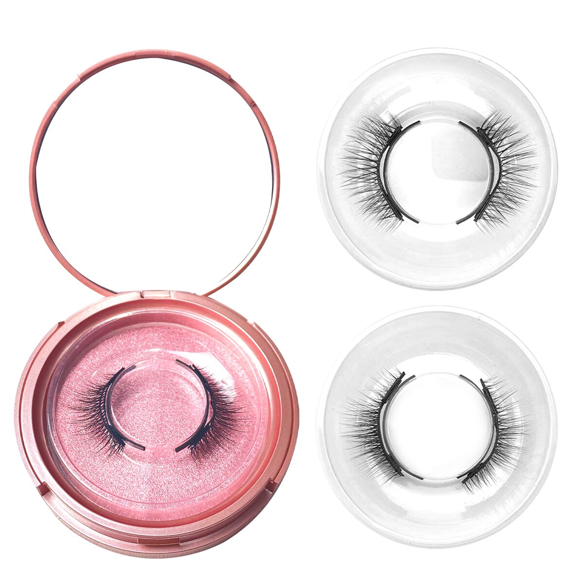 Quantum Magnetic Eyelashes Soft Magnetic Lashes Natural Lazy Eyelash With Clip. 