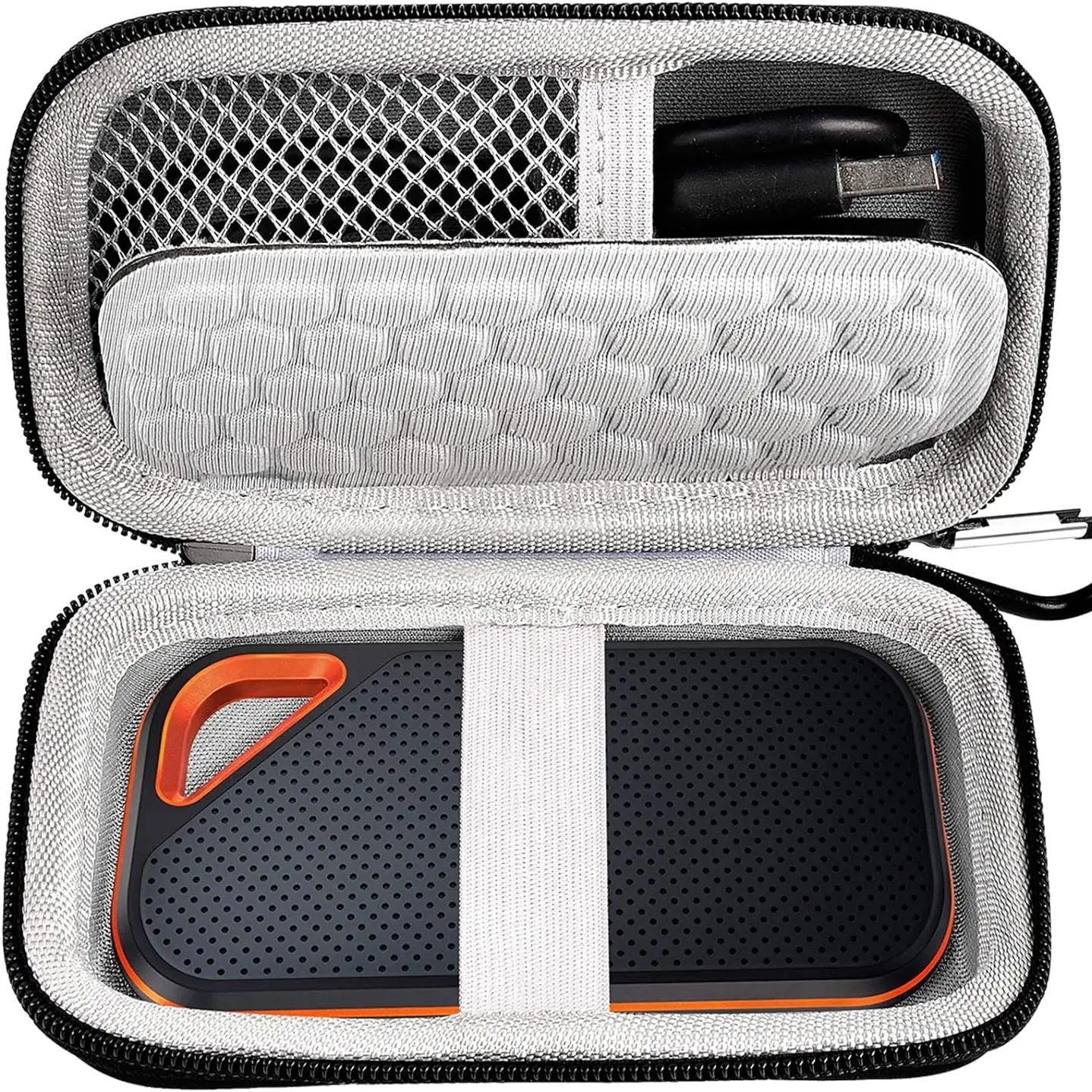 Hard Case Compatible with SanDisk Extreme PRO/for SanDisk 500GB 1TB 2TB 4TB Portable External SSD. Carrying Travel Holder. 