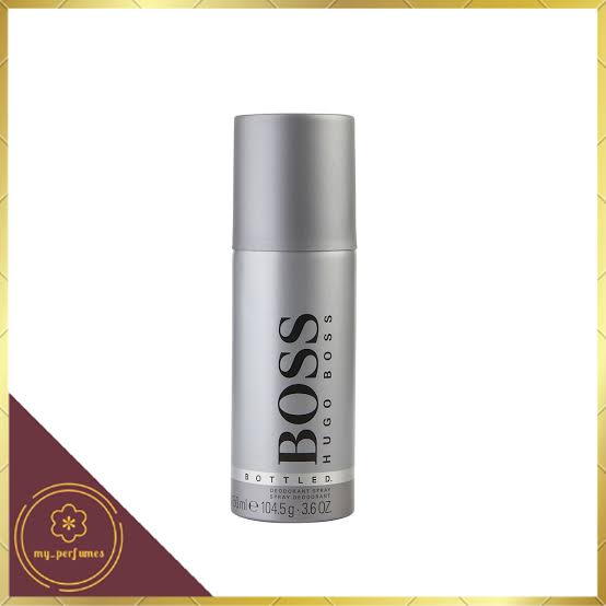 Hugo Boss Bottled Deodorant Spray Men's Fragrance 150 Ml Long-lasting Protection Fresh Scent