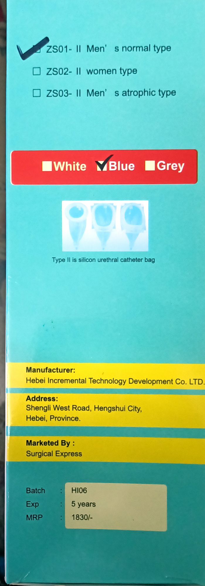 Easy Fit Urine pant Ergonomics design. 