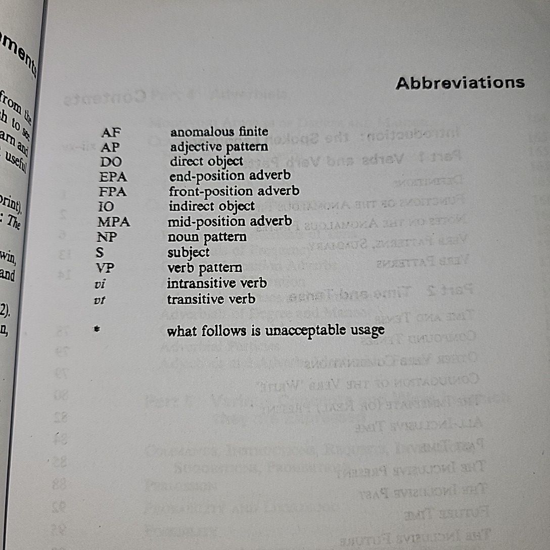 Guide to Patterns And Usage in English By A.S. Hornby. 