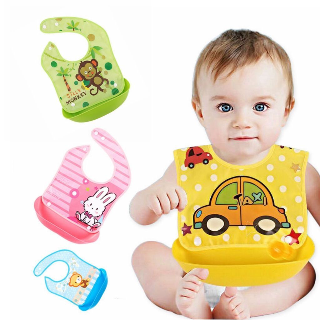 Waterproof Baby Feeding Time Lunch Bib With Pockets Split 1 Pcs Multi Color  Plastic Bibs For Babies: Buy Online at Best Prices in Bangladesh |  Daraz.com.bd
