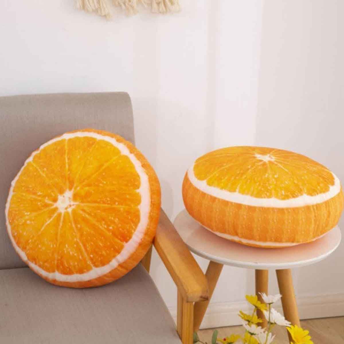 Orange Fruit Cushion
