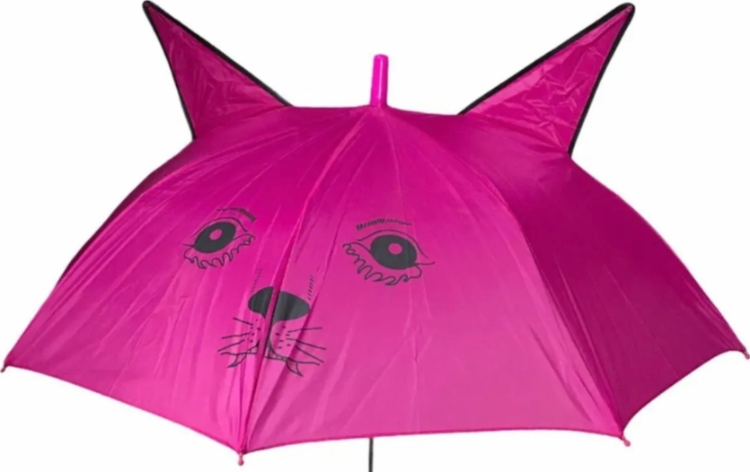 Kids Cat and multiple Ear Design Umbrella For Boys And Girls. 