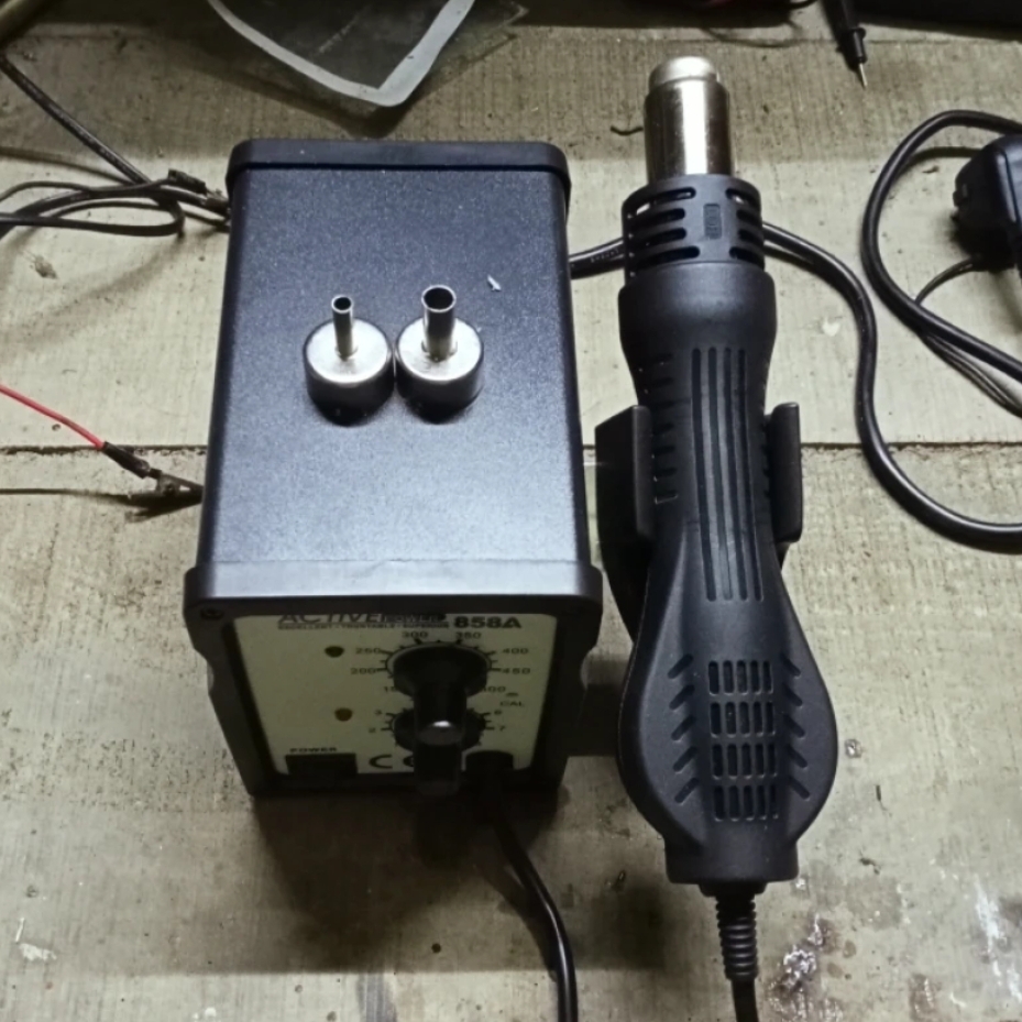 Analog 858A Hot Air Soldering Station Multifunction SMD/SMT Rework station with LED Indicator Light Replace  Baku Active Quick Koocu 858D 878D+ BK-858A. 