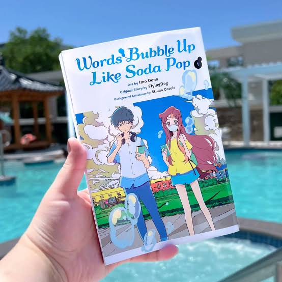 Words bubble up like a soda pop Manga volume 1