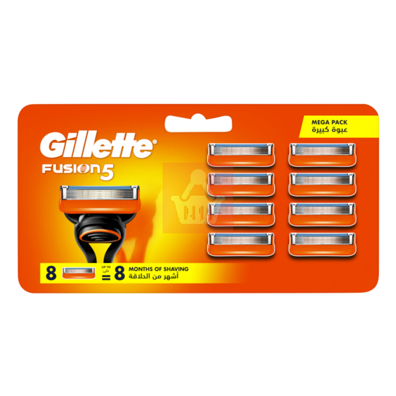 Gillette Fusion5 8pcs cartis UK