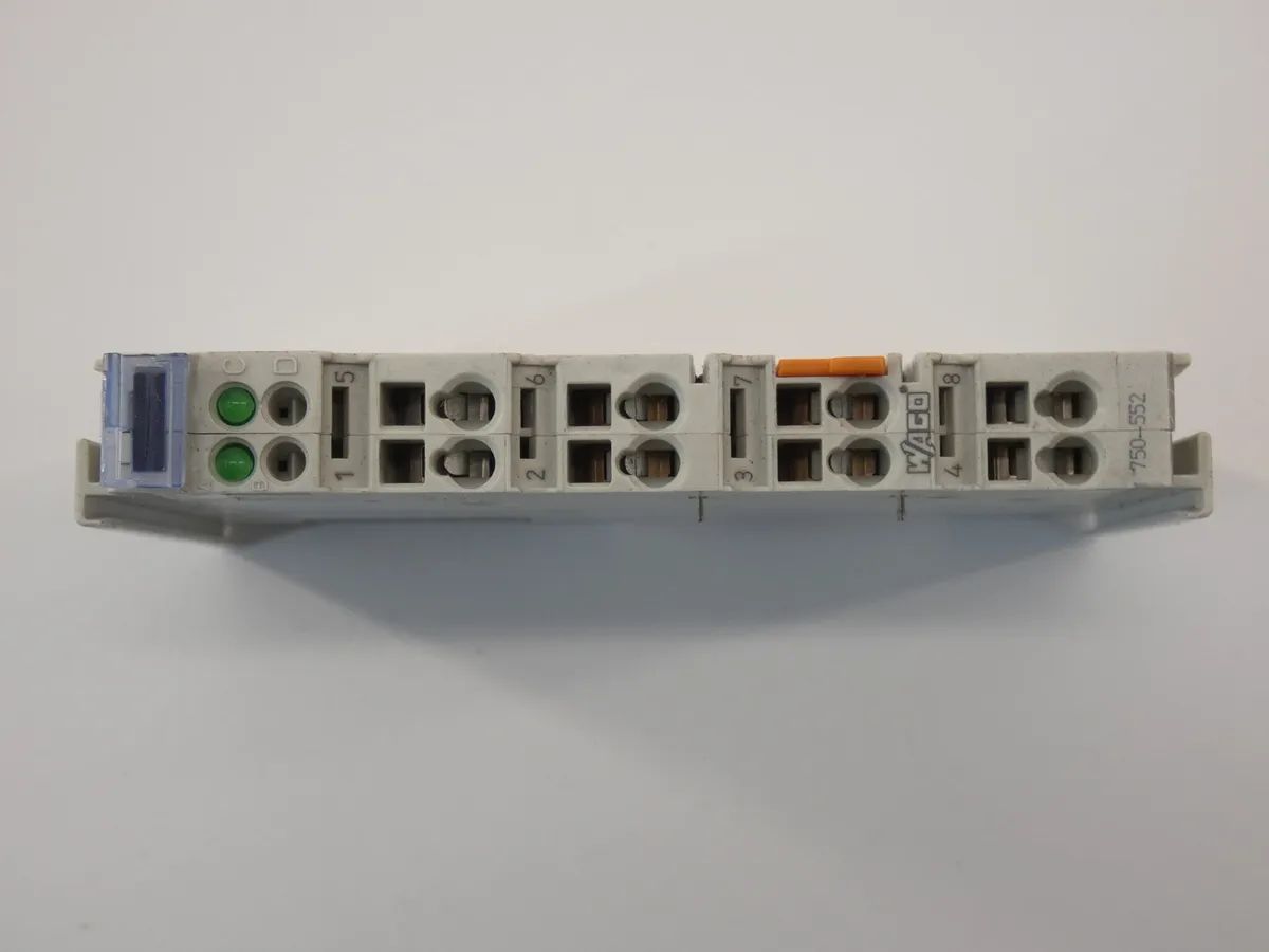 Wago 750-552, 2 Channel analogue output module, PLC module, Brand: Wago, Germany. 