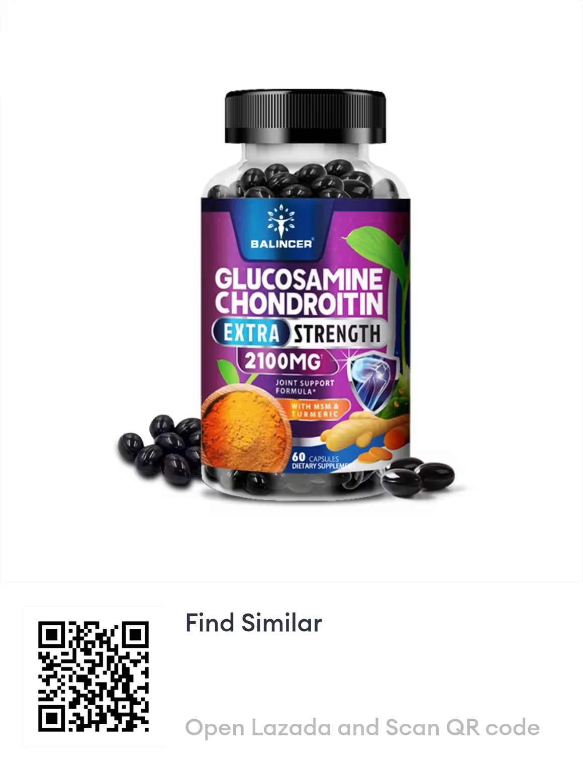 Glucosamine Chondroitin  - Joint Support Supplement for Joint Health and Joint Function Support. 