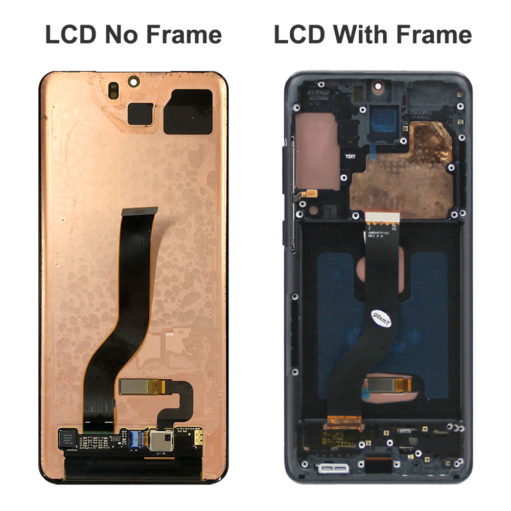6.7''S20 Plus For Samsung For AMOLED S20+ G985 G985F G985F/DS LCD Display Touch Screen Digitizer Assembly Replacement. 