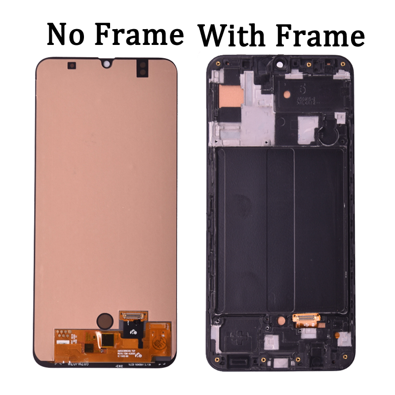 Super AMOLED 6.4'' Display For Samsung  A50 SM-A505FN/DS A505F/DS LCD Display Touch Screen Digitizer For Samsung A50 lcd. 