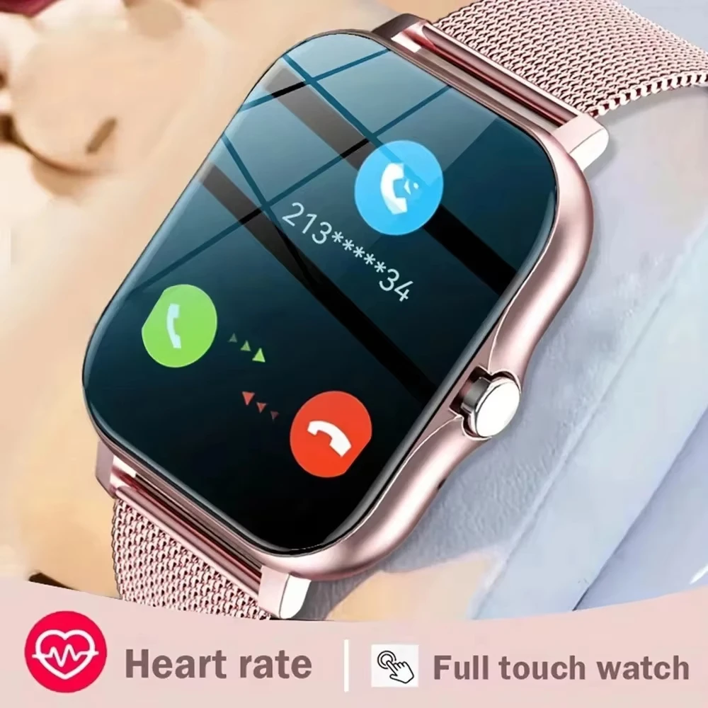LAXASFIT 2025 Smart Watch Android IOS Bluetooth Talk Heart Rate Monitor Sleep Record Sports Smart Watch Men Women