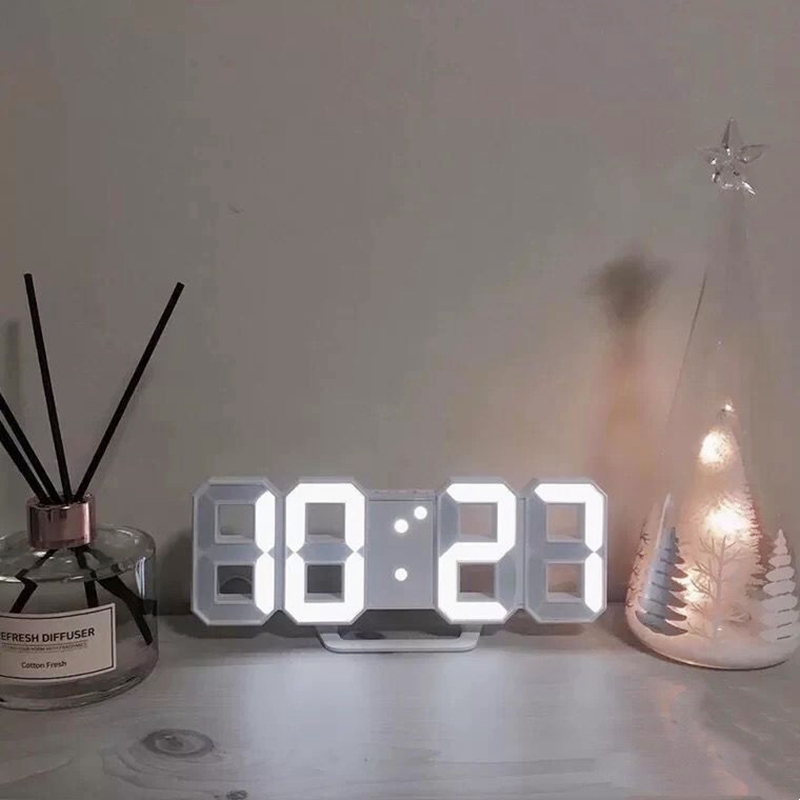 3D Digital Wall Clock LED Table Clock Time. 