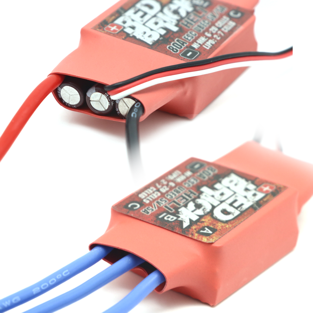 Red Brick 50A 70A 80A 100A 125A 200A Brushless ESC Electronic Speed Controller 5V/3A 5V/5A BEC for FPV Multicopter. 