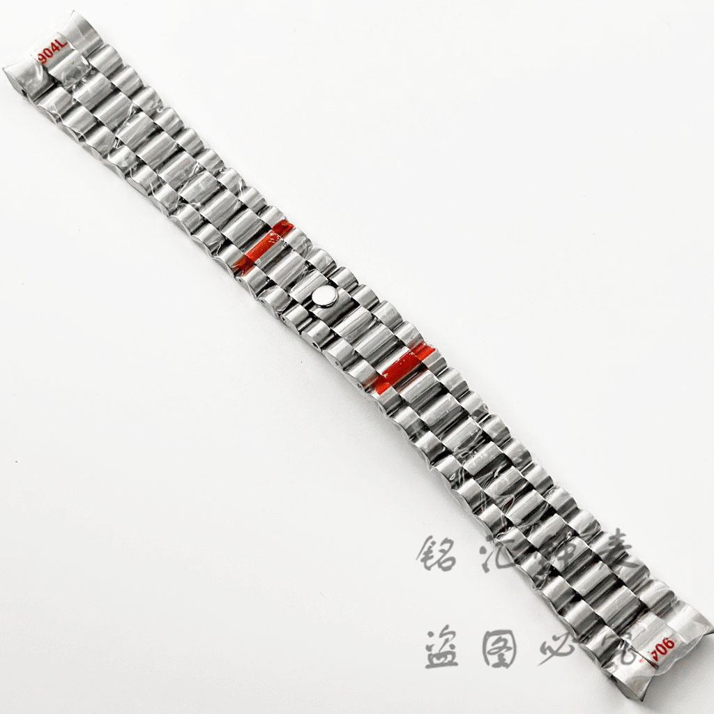 20MM Width 904L Silver Presidential Oyster Jubilee High Quality Glide Lock Clasp Stainless Steel Wristband for Submarine Log. 