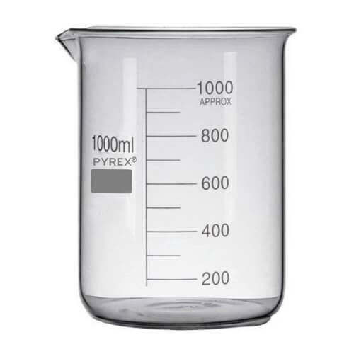 Pyrex 1000ml Glass Beaker for Laboratory use. 