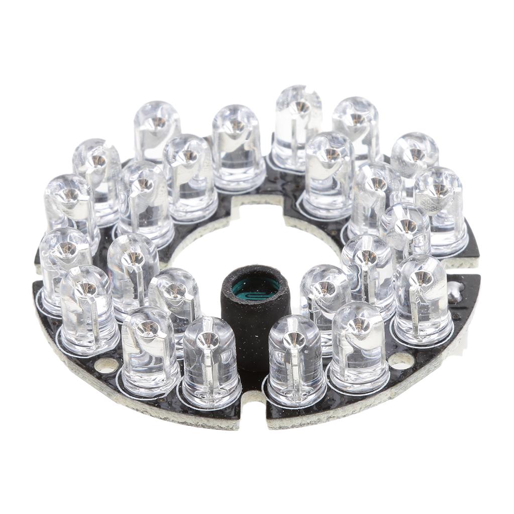 24 LED Illuminated Light IR Lamp Module for Security Camera Night Vision Camera Illuminated Light Lamp. 