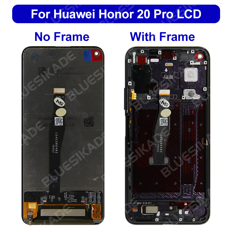 6.26" For Huawei Honor 20 Pro LCD YAL-AL10 YAL-L41 Display Touch Screen For Honor 20 LCD YAL-L21 YAL-AL00 LCD Replacement Parts. 