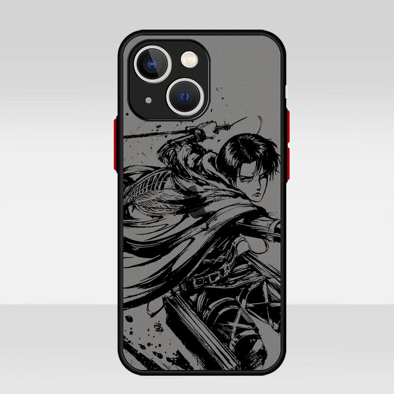 Anime Attack On Titan Phone Case for Apple iPhone 15 Pro Max 13 14 Plus 12 Mini 11 Pro XR 8 SE 7 6S XS MAX Matte Cover. 