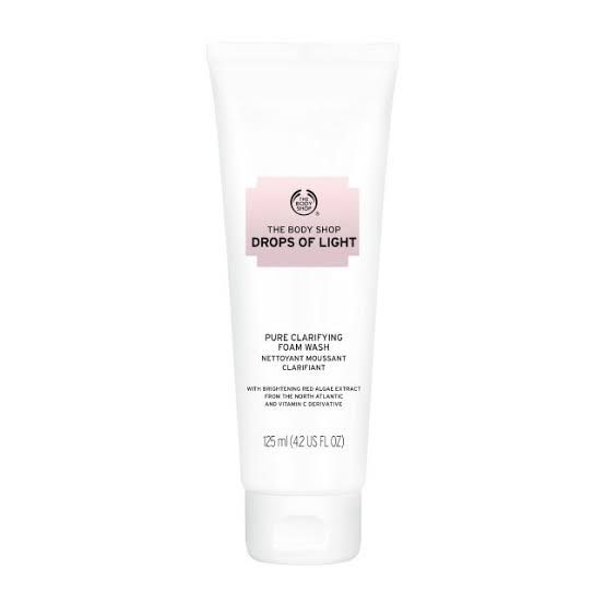 The Body Shop Drops Of Light Pure Clarifying Foam Wash 125ml