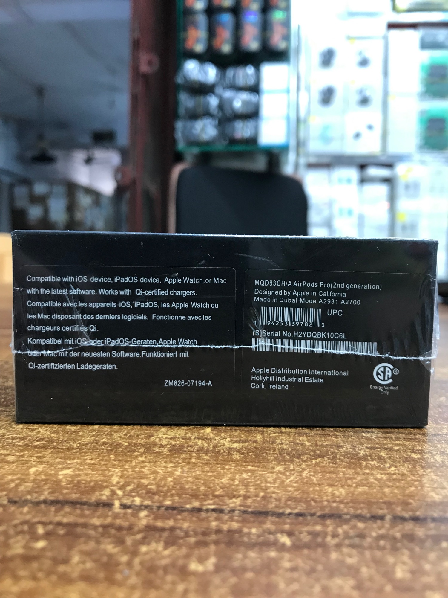 AirPods Pro 2nd Generation 100% ANC Titanium Edition Black Color Made in Dubai. 