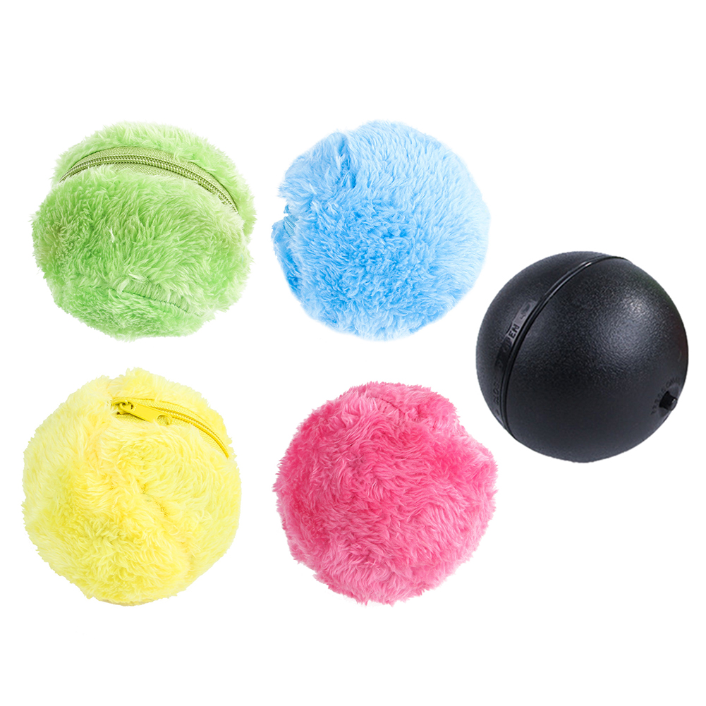 Magic Roller Ball Activation Automatic Ball Dog Cat Interactive Funny Chew Plush Electric Rolling Ball Pet Dog Cat Toy. 