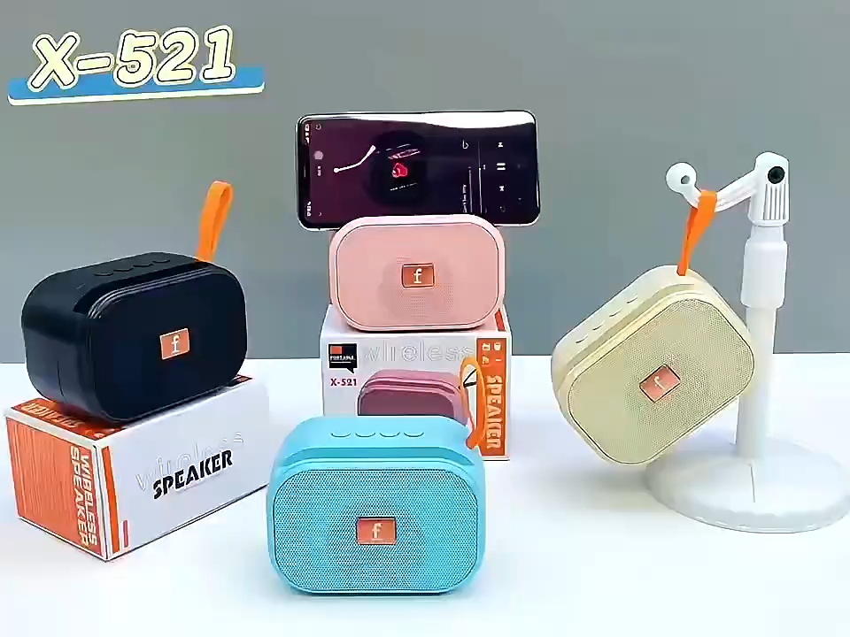 X-521 Bluetooth, USB, SD Card & FM Radio Supported Hi-Fi Audio Extra Bass Speaker