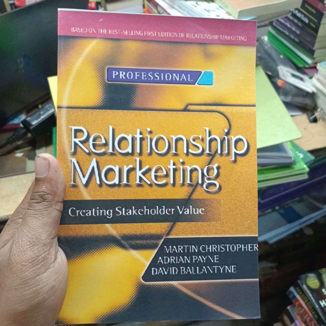 Relationship Marketing: Creating Stakeholder Value

Book by Adrian Payne, David Ballantyne, and Martin Christopher