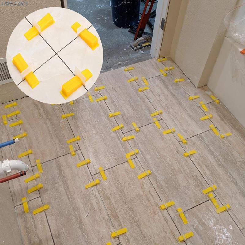 1mm 100PCS Tile Leveling System Clips PE Tiles Leveler Spacers Use For Ceramic Wall Tile Leveling System Construction Tools. 